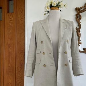 Theory Linen three button Blazer